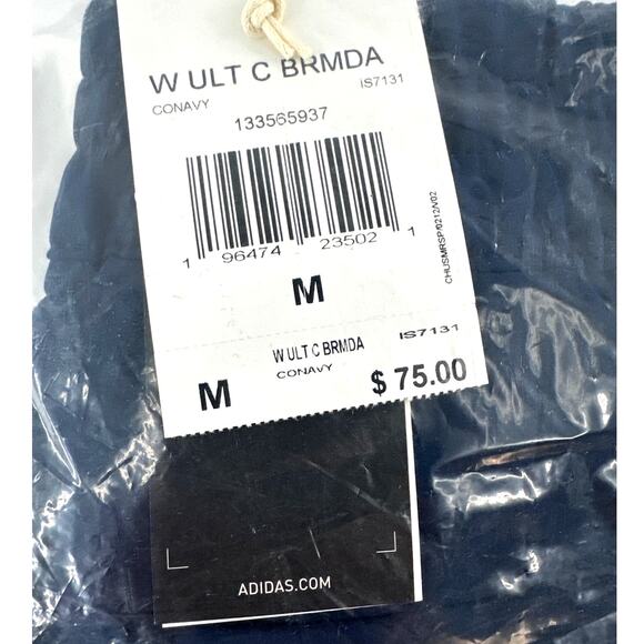 Adidas Women's Golf Cobalt Navy Ultimate 365 Bermuda Shorts Size M - Picture 3 of 9